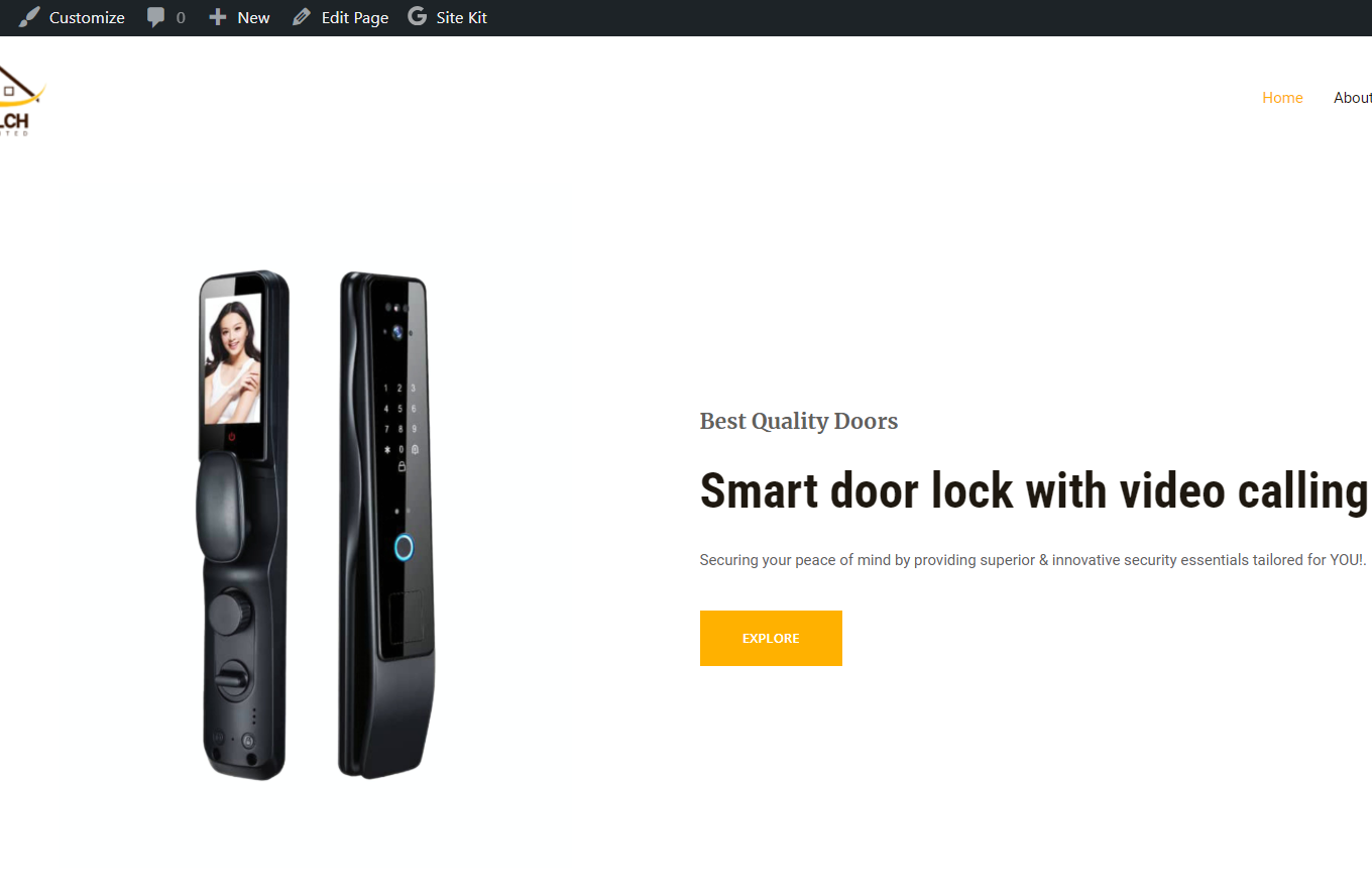 Astra Theme based Website Development for JCOLCH NG